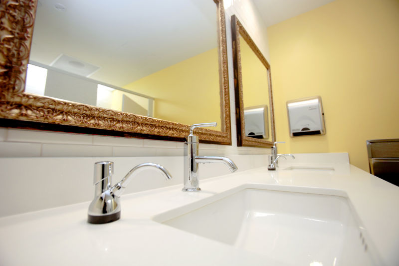 Nancy Nicholas Hall bathroom sinks